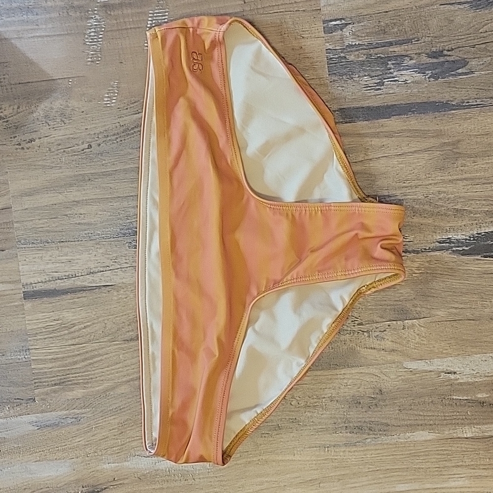 Albion Orange/mustard hipster Swim Bottoms--MATCHING TOP IN SEPARATE LISTING!
